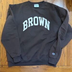 Brown University Champion Crewneck Sweatshirt – XL – Closure Collection